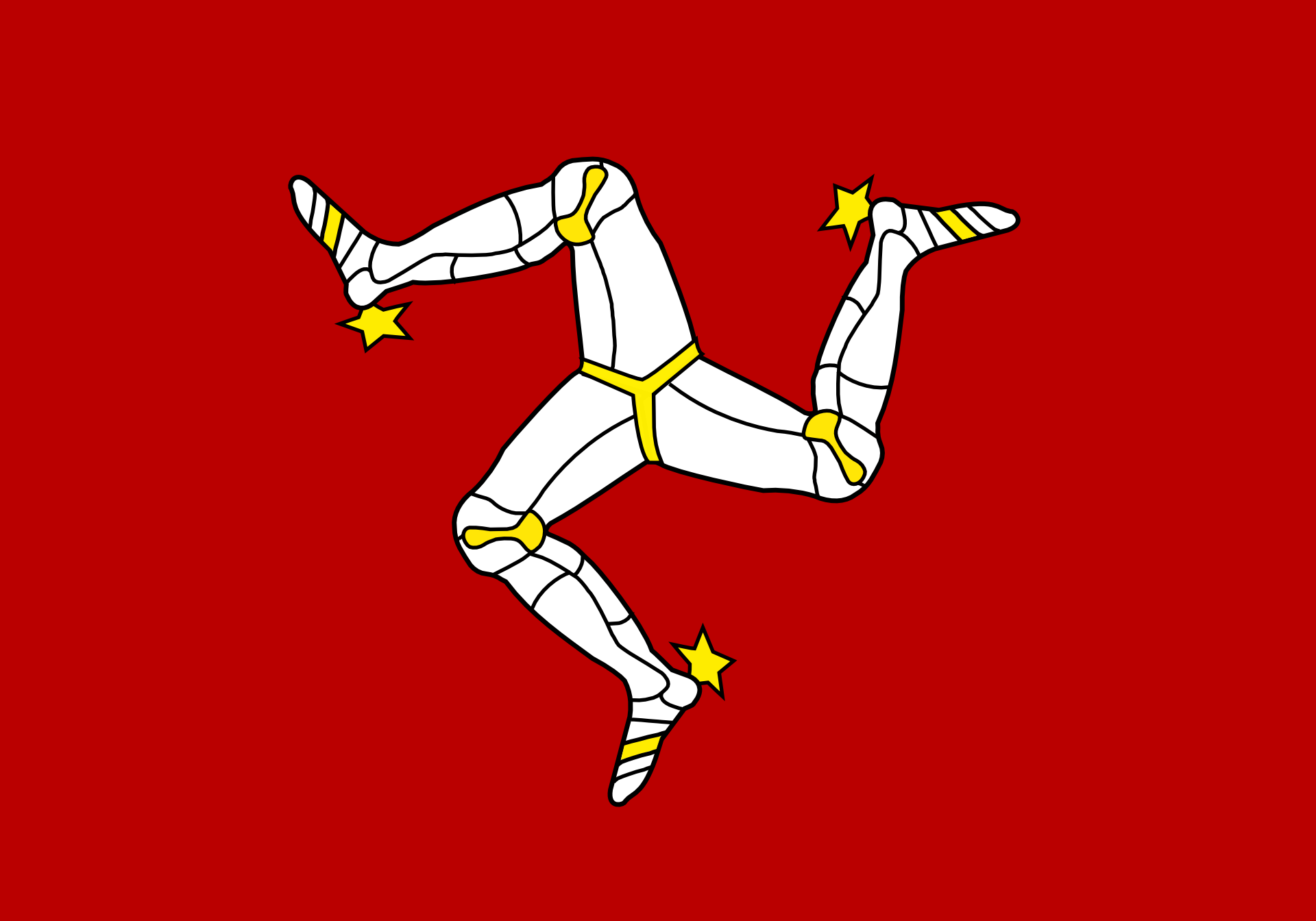 This is the flag of the country Isle of Man.