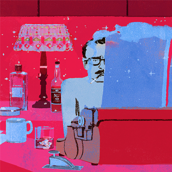 male portrait illustration