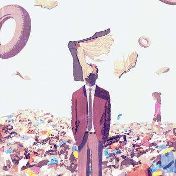 man standing illustration