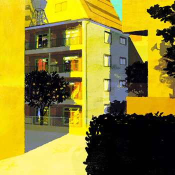 apartment building illustration